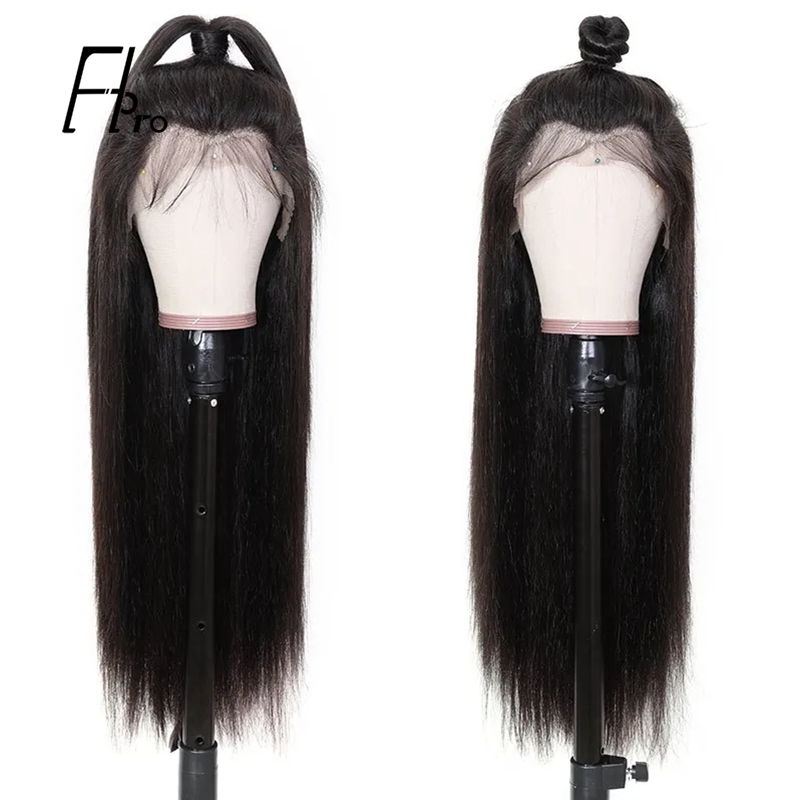 Pre-plucked 360 Lace Frontal Wig Straight Virgin Hair 180% Density